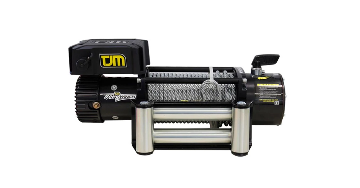TJM Torq Winch 12000LB - steel cable, remote control - Double Cab