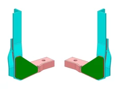 J-brace Truck Bed Reinforcement set