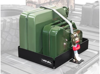 Kanister Halterung, doppelt - für Rival Dachträger