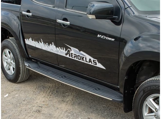 Aeroklas Trittbretter, 1 Paar - Isuzu D/C 2012-2020 Aeroklas Trittbretter, 1 Paar - Isuzu D/C 2012-2020