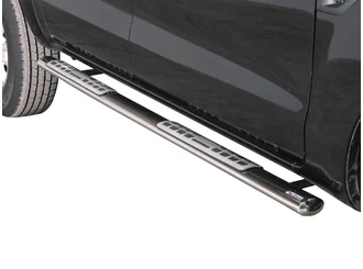 Misutonida Schwellerrohre - 1 Paar, mit Design Trittauflage, oval - Hilux D/C 2005-2015