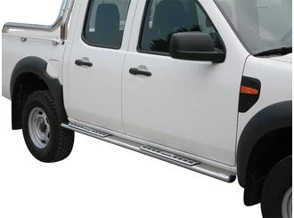 Misutonida Schwellerrohre - 1 Paar, mit Design Trittauflage, oval - Ranger D/C 2007-2009