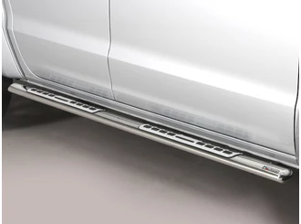 Misutonida Schwellerrohre - 1 Paar, mit Design Trittauflage, oval - Amarok D/C 2010-2020