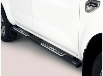 Misutonida csőküszöb - 1 pár, design betéttel, ovális - fekete - Alaskan D/C 2018-