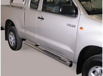 Misutonida Side Bar - 1 pair, with plastic steps, 76 mm - Hilux E/C 2005-2015 Misutonida Side Bar - 1 pair, with plastic steps, 76 mm - Hilux E/C 2005-2015