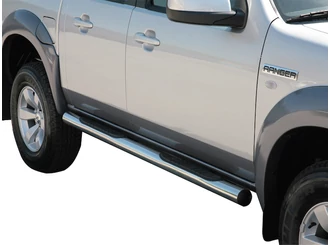 Misutonida Schwellerrohre - 1 Paar, mit Kunststoff Trittauflage, 76 mm - Ranger D/C 2007-2009