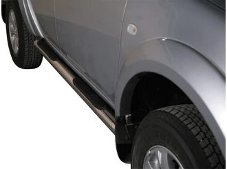 Misutonida Side Bar - 1 pair, with plastic steps, 76 mm - L200 D/C 2010-2014 Misutonida Side Bar - 1 pair, with plastic steps, 76 mm - L200 D/C 2010-2014