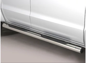 Misutonida Schwellerrohre - 1 Paar, mit Kunststoff Trittauflage, 76 mm - Amarok D/C 2010-2020