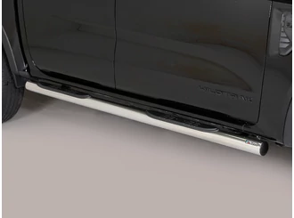 Misutonida Schwellerrohre - 1 Paar, mit Kunststoff Trittauflage, 76 mm - Ranger D/C 2012-