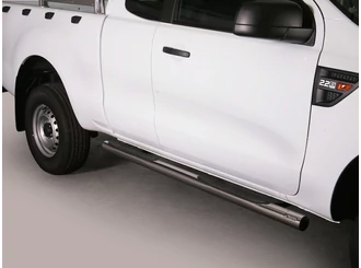 Misutonida Schwellerrohre - 1 Paar, mit Kunststoff Trittauflage, 76 mm - Ranger E/C 2012-2022