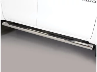 Misutonida Schwellerrohre - 1 Paar, mit Kunststoff Trittauflage, 76 mm - Hilux D/C 2016-