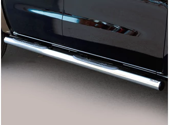 Misutonida Schwellerrohre - 1 Paar, mit Kunststoff Trittauflage, 76 mm - X-Class D/C 2017-