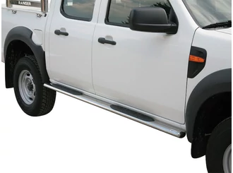 Misutonida Schwellerrohre - 1 Paar, mit Kunststoff Trittauflage, oval - Ranger D/C 2009-2011