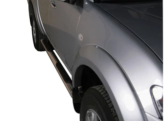 Misutonida Side Bar - 1 pair, with plastic steps, oval - L200 D/C 2010-2014 Misutonida Side Bar - 1 pair, with plastic steps, oval - L200 D/C 2010-2014