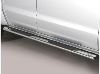 Misutonida Schwellerrohre - 1 Paar, mit Kunststoff Trittauflage, oval - Amarok D/C 2010-2020