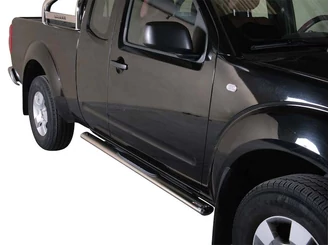 Misutonida Schwellerrohre - 1 Paar, mit Kunststoff Trittauflage, oval - Navara E/C 2005- Misutonida Schwellerrohre - 1 Paar, mit Kunststoff Trittauflage, oval - Navara E/C 2005-