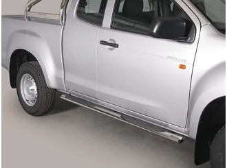 Misutonida csőküszöb - 1 pár, műanyag betéttel, ovális - D-Max E/C 2012-2020