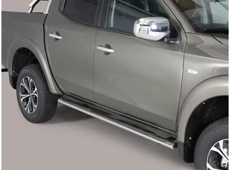 Misutonida Schwellerrohre - 1 Paar, mit Kunststoff Trittauflage, oval - Fullback D/C 2016-