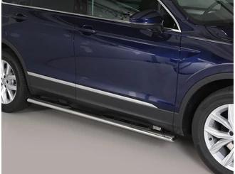Misutonida Schwellerrohre - 1 Paar, mit Kunststoff Trittauflage, oval - Tiguan 2016- Misutonida Schwellerrohre - 1 Paar, mit Kunststoff Trittauflage, oval - Tiguan 2016-