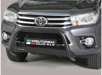 Misutonida EU gallytörő rács, 63 mm - fekete - Hilux 2016-2020