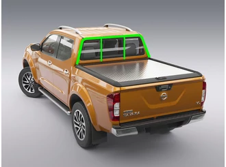RealTruck Mountain Top Style Aluminium Cover - to fit with ladder rack - Nissan D/C 2015- RealTruck Mountain Top Style Aluminium Cover - to fit with ladder rack - Nissan D/C 2015-