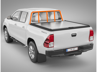 Mountain Top Style Aluminium Cover - to fit with ladder rack - Toyota D/C 2015-