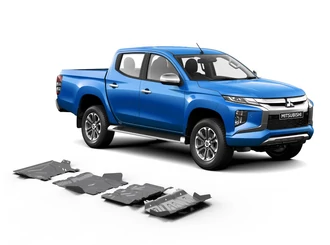 Rival Unterfahrschutz Set, 4mm Alu - Mitsubishi L200/Fiat Fullback 2015- Rival Unterfahrschutz Set, 4mm Alu - Mitsubishi L200/Fiat Fullback 2015-