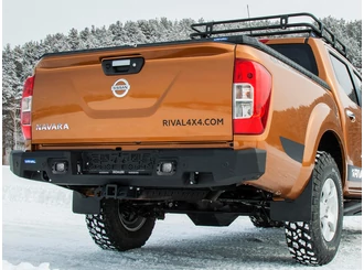 Rival Rear bumper, aluminium - Nissan Navara 2015- Rival Rear bumper, aluminium - Nissan Navara 2015-
