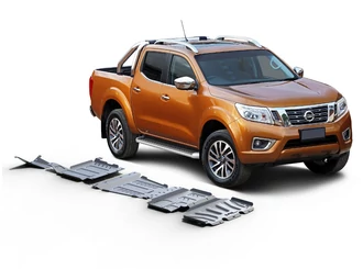 Rival Underbody guard set, 4mm aluminium - Nissan Navara 2005- Rival Underbody guard set, 4mm aluminium - Nissan Navara 2005-