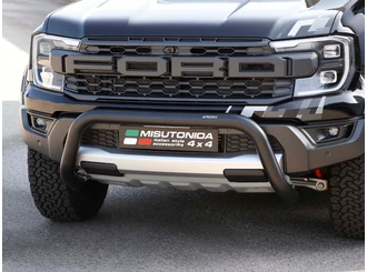 Misutonida EU-Frontbügel, 76 mm - schwarz - Ranger Raptor 2023- Misutonida EU-Frontbügel, 76 mm - schwarz - Ranger Raptor 2023-