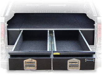 Aeroklas Drawer -  <span style="color:#FFA500;"> Vehicle without bed liner </span>  - Ranger/Amarok D/C 2023- Aeroklas Drawer -  <span style="color:#FFA500;"> Vehicle without bed liner </span>  - Ranger/Amarok D/C 2023-