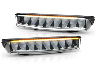 Lazer Lamps Air LED Fernscheinwerfer - mit Gelbe Blinklicht Lazer Lamps Air LED Fernscheinwerfer - mit Gelbe Blinklicht