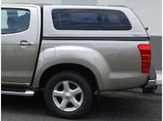 Aeroklas Stylish Hardtop - seitliche Ausstellfenster - lackiert - Isuzu D/C 2012-2020 Aeroklas Stylish Hardtop - seitliche Ausstellfenster - lackiert - Isuzu D/C 2012-2020