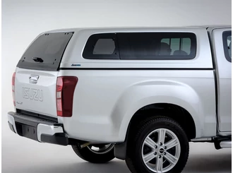 Aeroklas Stylish Hardtop - seitliche Ausstellfenster - lackiert - Isuzu E/C 2012-2020 Aeroklas Stylish Hardtop - seitliche Ausstellfenster - lackiert - Isuzu E/C 2012-2020