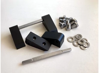 Mountain Top Classic Alu Abdeckung Ersatzteil - Scharniersatz für Scharnierplatte