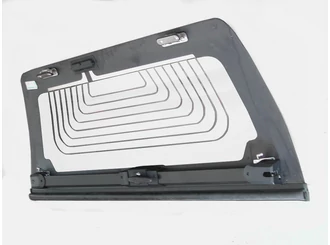 Aeroklas keménytető alkatrész - Hátsó üveg párátlanítóval, átlátszó, komplett - Mitsubishi 2005-2015