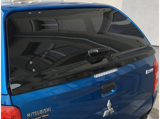 Aeroklas Hardtop spare part - Rear window without defroster, tinted glass, complete - Mitsubishi 2015-