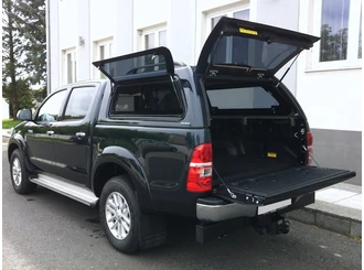 Aeroklas Stylish Hardtop - seitliche Aufklappfenster - ohne Zentralverriegelung - lackiert - Toyota D/C 2005-2015 Aeroklas Stylish Hardtop - seitliche Aufklappfenster - ohne Zentralverriegelung - lackiert - Toyota D/C 2005-2015