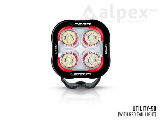 Lazer Lamps Utility-50 Heavy Duty LED work light with red tail-light function