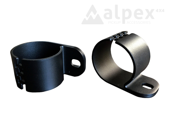 Misutonida Tube clamp pair - black - 63mm