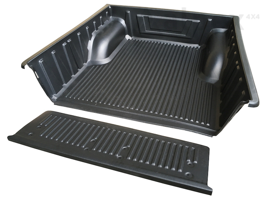 PRO-FORM Bed Liner - over rail - to fit with OE cargo hooks - Mitsubishi D/C 1996-2005