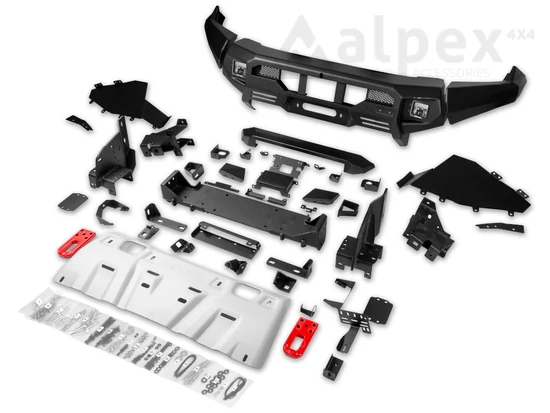 Rival Front bumper, aluminium - Ford Ranger 2023- Double Cab
