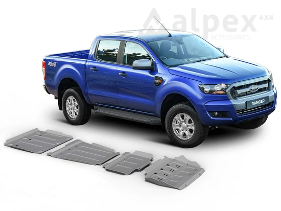 Rival Haspáncél szett, 4mm alumínium - Ford Ranger 2012-2022