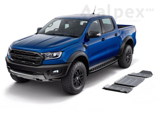 Rival Unterfahrschutz Set 4mm Alu Ford Ranger Raptor 2019 Unterfahrschutz Alpex 4x4 Pickup Zubehor