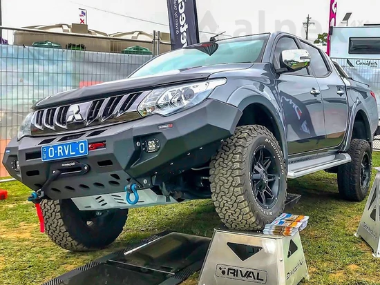 Rival Első lökhárító, alumínium - Mitsubishi L200 2015-2019