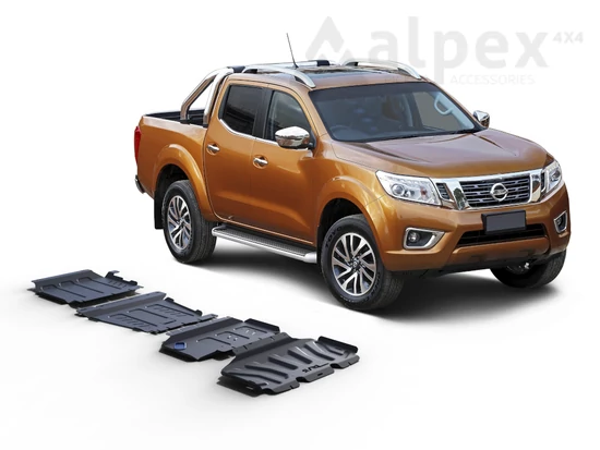 Rival Unterfahrschutz Set, 3mm Stahl - Nissan Navara 2005-