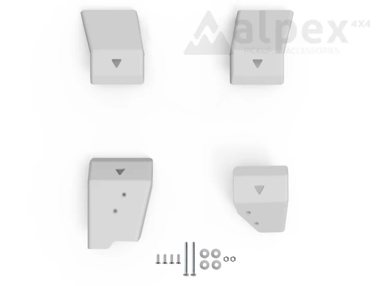 Rival Lengőkar védő, 6mm alumínium - Ineos Grenadier 2023-