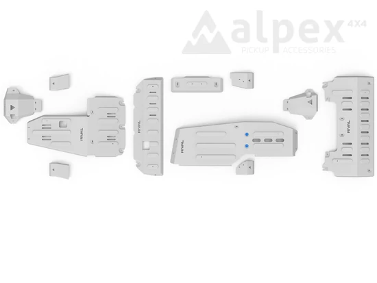 Rival Haspáncél szett, 6mm alumínium - Teljes csomag - Ineos Grenadier 2023-