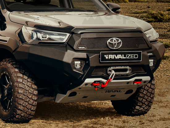 Rival Front bumper, aluminium - Toyota Hilux 2020-