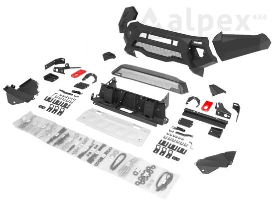 Rival Front bumper aluminium Toyota Hilux 2020 Double Cab